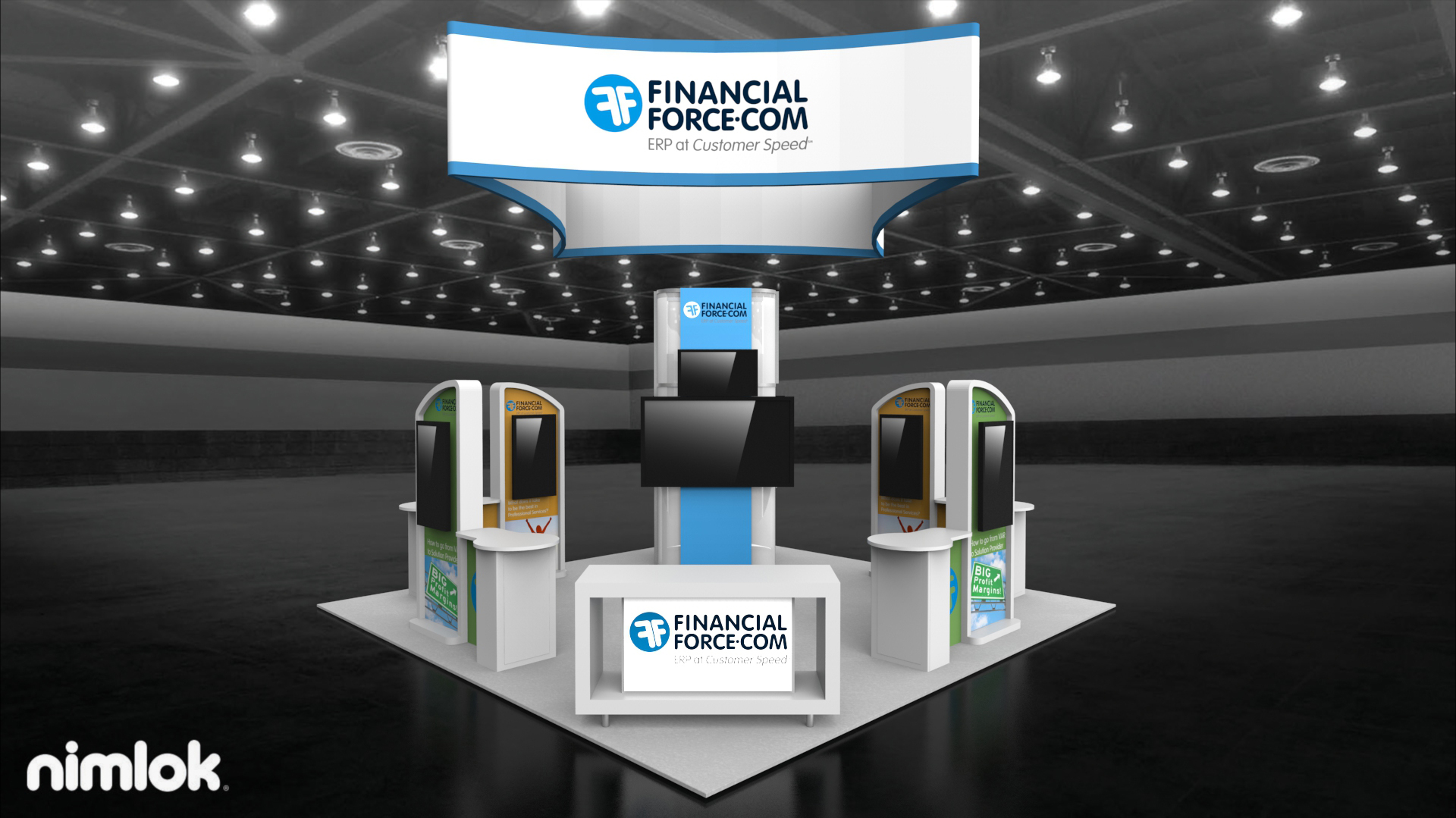Financial Force 20x20 Island