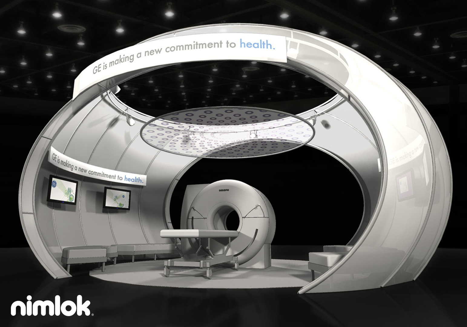 GE Healthcare Custom 20x30 Island