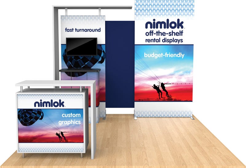 off-the-shelf rental display solutions